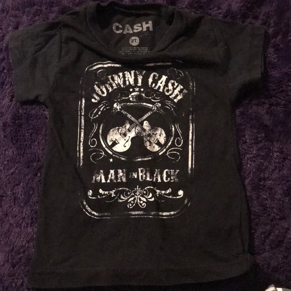 Johnny Cash distressed tee